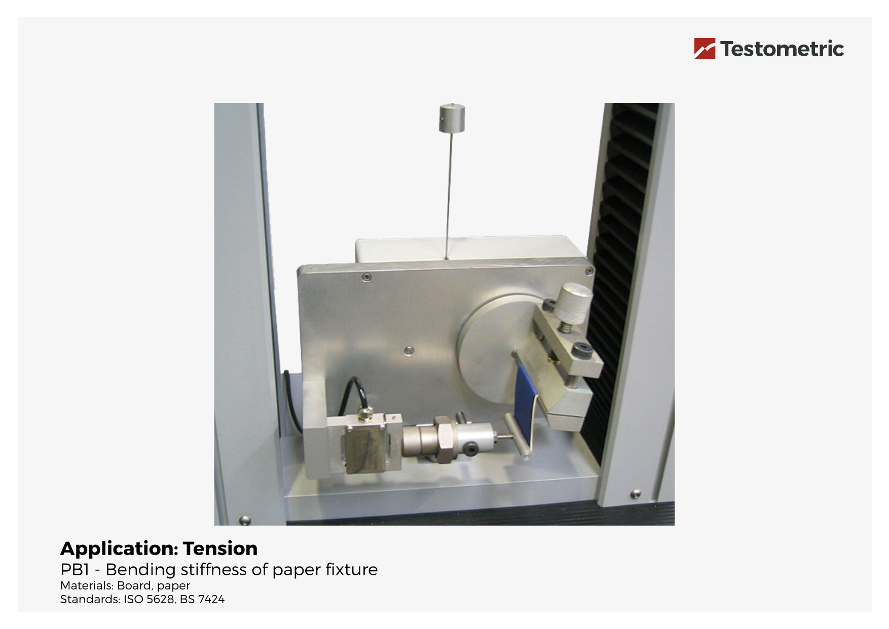 PB1 - Bending stiffness of paper fixture Image 1